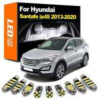 Zoomsee ชุดไฟแอลอีดีภายในสำหรับ Hyundai Santafe Santa Fe Ix45 2013-2018 2019 2020ทรังก์สำหรับอ่านโดมในร่มรถยนต์ Canbus