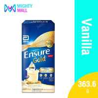 (363.6g)เอนชัวร์ โกลด์ วานิลลา 1 กล่อง(60.6g x6ซอง) Ensure Gold Vanilla แบบซอง อาหารสูตรครบถ้วน นมผง นมผู้สูงอายุ โปรตีน เวย์โปรตีน ไฟเบอร์ Nutrition