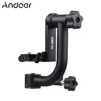 YELANGU Heavy Duty โลหะ Panoramic Gimbal ขาตั้งกล้องหัวใช้สำหรับ Arca-Swiss มาตรฐาน Quick Release แผ่นอลูมิเนียมสนับสนุน30lbs/ 13.6Kg สำหรับกล้อง DSLR กล้องวิดีโอดูนก