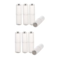 8 Pcs AAA To AA Battery Cell Converter Adaptor Cylindrical Case Holder