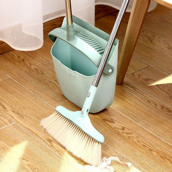 Broom Wiper Set Hair Broom Combination Cleaner Sweeper Foldable