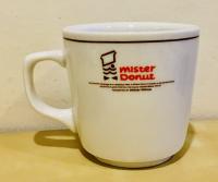 mister Donut แก้วกาแฟ (ตัวอักษรแดง) ขนาด 150 ml.