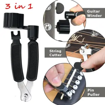 Guitar Tuning Tool 3 in 1 Stringed Instrument Accessories Guitars String  Cutter