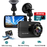 Camera Hành Trình ô tô trước sau chính hãng ONTEK S14 Full HD 1080p