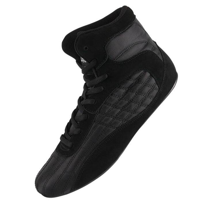 Men High Quality Boxing Wrestling Fighting Weight-Lifting Shoes Male