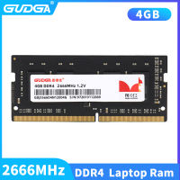 Gudga DDR4 memoria RAM 4GB 2666MHz หน่วยความจำ RAM SODIMM 1.2V 260Pin Dual Channel สำหรับโน้ตบุ๊คแล็ปท็อปคอมพิวเตอร์หน่วยความจำ