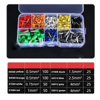 400pcs Tube Type Terminal Set European Type Tube Type Terminal Combination Boxed Cold Pressing Terminal