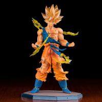 หุ่นโกคูซูเปอร์ไซย่าลูกชายขนาด16ซม. อนิเมะดราก้อนบอล Goku DBZ Tokoh Si รุ่น Hadiah Koleksi Patung-Patung Untuk An-An