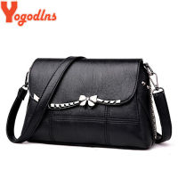 Yogodlns Trendy Luxury Women Shoulder Bags Envelope Flap Purse Bag Middle-aged Mother Messenger Bags Daily Handbags