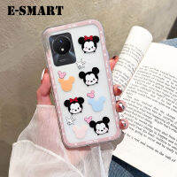 เคส VIVO Y02 สำหรับเคสลายการ์ตูนน่ารักสไตล์ร้อนแรง TPU ใสคู่ VIVO Y02นุ่มฝาหลัง