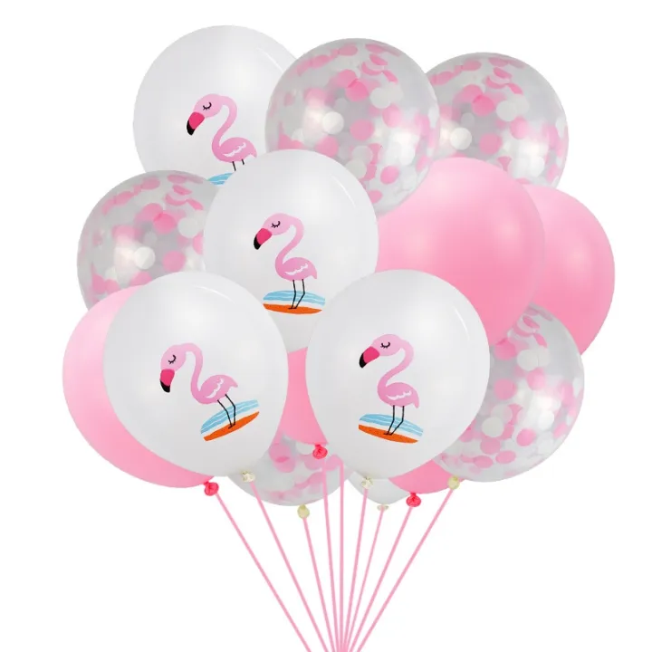 10/20pcs Flamingo Latex Balloon for Tropical Birthday Party Decorations ...