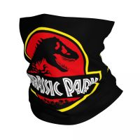 ∋☈✼ Jurassic Park Bandana Neck Gaiter UV Protection Face Scarf Cover Men Women Dinosaur World Headwear Tube Balaclava