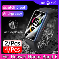 2 miếng Phim bảo vệ TPU mềm cho Huawei Honor Band 6 Pro Vòng đeo tay thông minh Bảo vệ toàn màn hình, không phải kính cường lực thumbnail