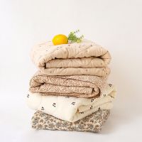 ผ้าห่มเด็กแสนน่ารักผ้าห่มเครื่องทำความเย็นฤดูร้อนแรกเกิดให้ความอุ่นผ้าฝ้ายผ้าปูที่นอนเด็ก