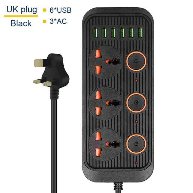 new-popular-jfkdxac-outletsstrip-3-1a-พอร์ต-usbcharging-euukadapter-ตัวกรองเครือข่าย-extensionsocket