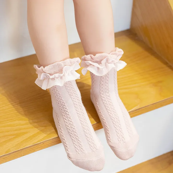 childrens lace socks