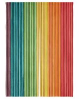 【LZ】 Rainbow Vintage Wood Grain Japanese Door Curtain Living Room Bedroom Partition Drapes Kitchen Entrance Hanging Half-Curtains