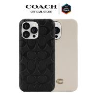 Coach รุ่น Leather Slim Wrap Case - สำหรับเคส iPhone 14 Pro/ 14 Pro Max เคส i