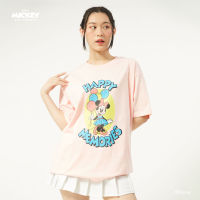 CATCHY x DISNEY เสื้อยืด โอเวอร์ไซส์ ลายมินนี่เม้าส์ ลิขสิทธิ์แท้ พร้อมส่งจากไทย Cotton100% Minnie Mouse Oversized Tee