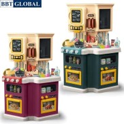 Bộ đồ chơi nấu ăn BBT GLOBAL cao cấp cỡ lớn đa năng 67 chi tiết cao 80cm