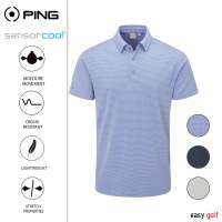 PING HALCYON  POLO PING MENS POLO เสื้อกอล์ฟผู้ชาย  เสื้อกีฬากอล์ฟผู้ชาย  เสื้อกีฬาผู้ชาย