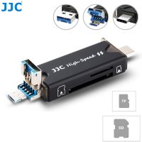 ✲ JJC USB 3.0 Micro USB 2.0 Type-C USB 3.0 Card Reader SDXC SDHC SD MMC RS-MMC TF Micro SD Micro SDXC Micro SDHC UHS-I Card Reader