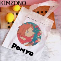 【CW】 Studio Ponyo shopping bag recycle bolsa reusable eco cloth bolsas ecologicas tote sacolas