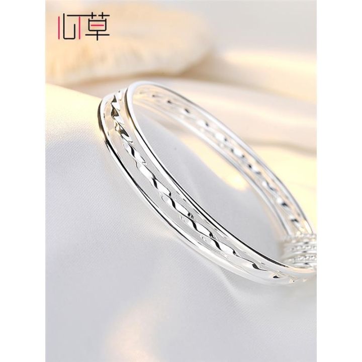 silver-bracelet-female-junior-iii-999-fine-silver-light-sense-of-luxury-senior-solid-birthday-present-for-his-girlfriend