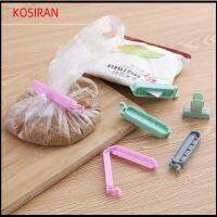 KONSIRAN 24Pcs พลาสติกทำจากพลาสติก คลิปหนีบกระเป๋า มินิมินิ สีสันสดใส คลิปปิดผนึกขนมขบเคี้ยว แบบพกพาได้ ที่หนีบปิดผนึกสูญญากาศ เครื่องมือในครัว