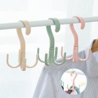 [HOT GELLXKOWOIGHIO 527] 360องศา Rotation Closet Organizer Hanger Bag Hooks Hanger Handbag Holder For Closet Hanging Organizer Bag ไม้แขวนเสื้อ