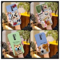 Solid color cute Phone Case For Redmi 9/Redmi9 Prime/Poco M2 Cartoon Simplicity Anti-fall Skin feel silicone soft shell