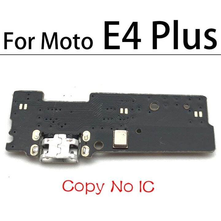 สายแผงวงจรเคเบิลแบบยืดหยุ่นช่องเสียบชาร์จที่ชาร์จ-usb-ของแท้สำหรับ-moto-e4-plus-dock-หัวเชื่อมปลั๊กพร้อมไมโครโฟน