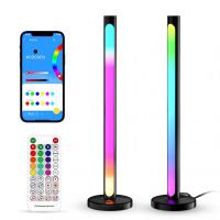 Voice APP Control Stereo Music Spectrum RGB LED Bar Light Aluminum Alloy Dimming Audio Level Indicator Desktop Atmosphere Lamps