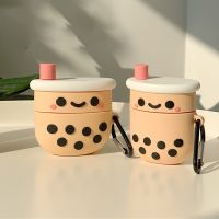 ▩¤✐ Yummy Drink Milk Tea Earphone Cases For Apple Airpods 1 2 Pro Protect Cover Bluetooth Wireless Headset Anti-Drop Funda