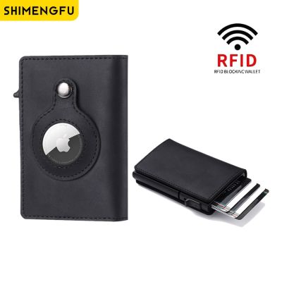 （Layor wallet） กระเป๋าสตางค์ Apple ผู้ชาย,กระเป๋าเงินคาร์บอนไฟเบอร์แฟชั่น ID เครดิตกระเป๋าเก็บบัตร Rfid Airtag Slide กระเป๋าสตางค์ออกแบบการ์ด