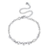 New Arrival Silver Plated Anklet for Women Les bracelets de cheville Popular Jewelry Hight Quality Foot Chain