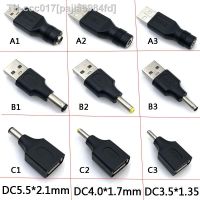 1pcs DC Connector 3.5x1.35/4.0x1.7/5.5x2.1mm Female Socket jack to USB Male Plug DC Power male to female Plug Connector Adapter