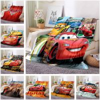 Racing Story Cars Animation Flannel Fleece Blanket Lightning Mcqueen Cartoon Car Children Home Sofa Bed Bedroom Decoration