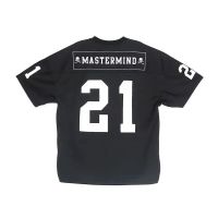 Mastermind เสื้อหัวกระโหลกสีเข้ม21ตัวอักษรแท่งผ้าคอตตอนแขนสั้น23Aw เสื้อยืดลายปัก Mmj ใหม่สำหรับผู้ชายและผู้หญิง