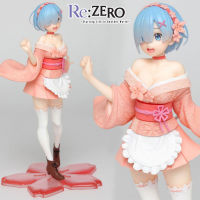 Model โมเดล Figure ฟิกเกอร์ จากการ์ตูนเรื่อง Re Zero Starting Life in Another World รีเซทชีวิต ฝ่าวิกฤตต่างโลก Rem เรม ชุดยูกาตะ Ver Anime ของสะสมหายาก อนิเมะ การ์ตูน มังงะ คอลเลกชัน ของขวัญ Gift จากการ์ตูนดังญี่ปุ่น New Collection Doll ตุ๊กตา manga