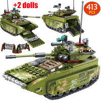 City WW2 Military Technical Iron Bloodheavy Equipment Tank Car Trucks Model Building Blocks Figures Bricks Toys For Boys