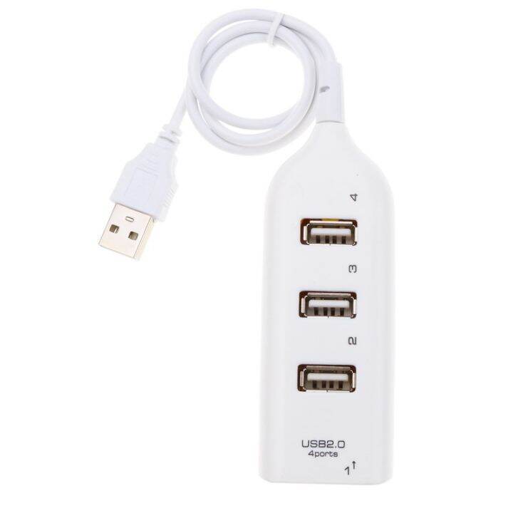 ฮับ-usb-ความเร็วสูง4พอร์ต-usb-2-0พร้อมตัวแยก-usb-สายเคเบิลขนาดเล็กใช้อะแดปเตอร์ไฟฟ้าที่เต้าเสียบหลากหลายสำหรับพีซีแล็ปท็อปโน๊ตบุค