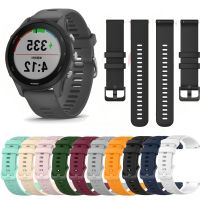 Original Quick Release Silicone Band For Garmin Forerunner 255 255S Music 245 55/ Watch Strap Accessories Cable Management