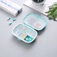 8-compartment Pill Medicine Box Small Box Store Wheat Sealed 7 Day Medicine Box For Medicines Storage Box Separately Packed Mini