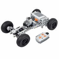 Technical RC Motor Car Four-Wheel Electric Remote Car Model Engine MOC Differential Hight-Tech Building Block Toy For Children Building Sets