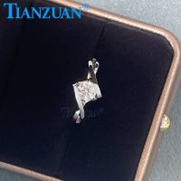 New 925 Silver 5mm Moissanite with Small Heart Shape for Women Gifts Wedding Bands Fine Jewelry