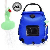 Water Bag Collapsible Water Container 20L Portable Camping Shower Bag Hot Water Bag by for Outdoor travel shower