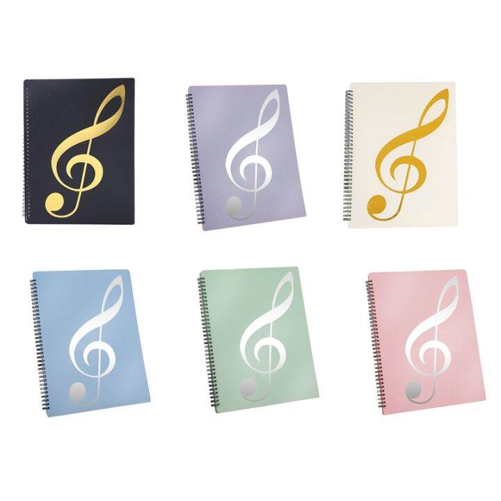 Sheet Music Folder, 60 Pages, Sheet Music/Holder,Fits Letter Size A4