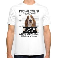 Summer Men Short Sleeve Basset Hound/Dachshund/Great Dane/Jack Russell Terrier Print T-Shirt White Funny Dog Lovers Casual Tees