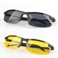 【hot】 New Anti-UV Night Sunglasses Day Driving Glasses for Men Polarized Fashion Adult Eyewear